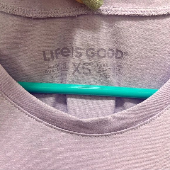 Life is Good Purple Tank with Flip Flops NWOT XS - Picture 5 of 5